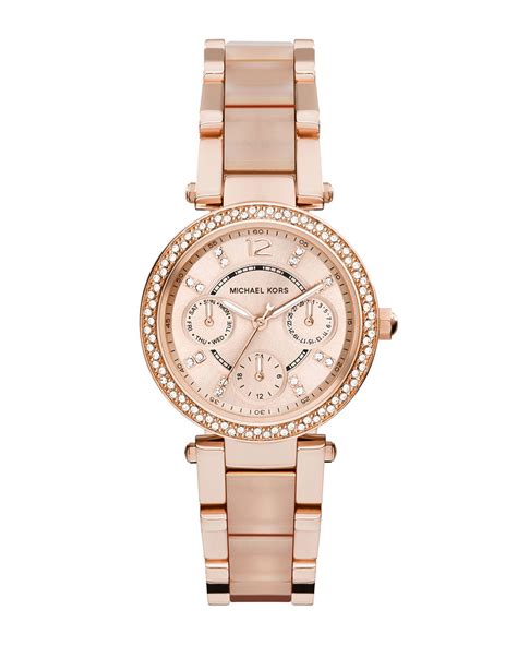 michael kors mini parker|Mini Parker Rose Gold.